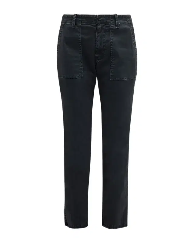 Nili Lotan Jenna Cropped Raw-Edge Pants