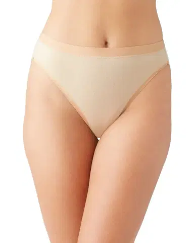 Wacoal Understated High-Cut Stretch Cotton Briefs | Thumbnail 1