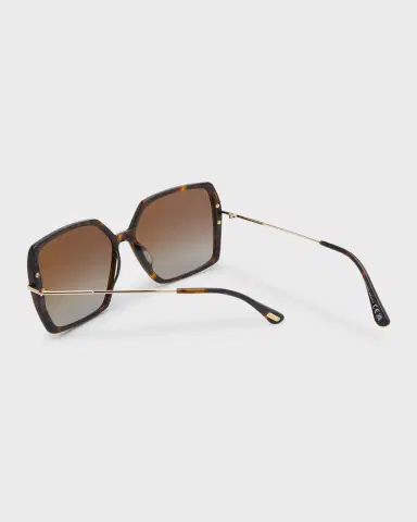 Tom Ford Joanna Mixed-Media Butterfly Sunglasses | Thumbnail 2 Tom Ford Joanna Mixed-Media Butterfly Sunglasses | Thumbnail 2
