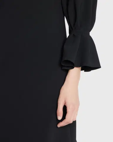 Carolina Herrera Ruffle-Cuff Shift Dress | Thumbnail 5 Carolina Herrera Ruffle-Cuff Shift Dress | Thumbnail 5