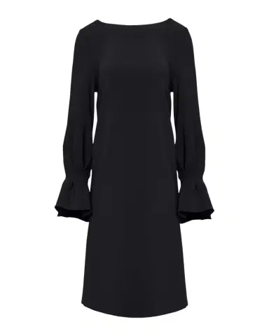 Carolina Herrera Ruffle-Cuff Shift Dress | Thumbnail 1 Carolina Herrera Ruffle-Cuff Shift Dress | Thumbnail 1