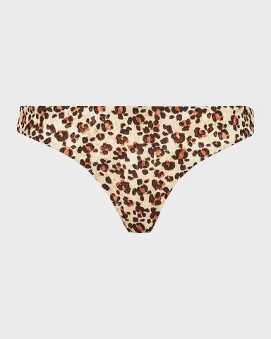 Vilebrequin Turtles Leopard Jersey Bikini Bottoms | Thumbnail 2 Vilebrequin Turtles Leopard Jersey Bikini Bottoms | Thumbnail 2