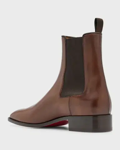 Christian Louboutin Samson Men's Burnished Leather Boot | Thumbnail 4