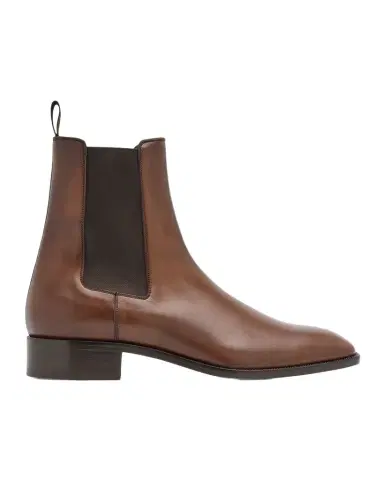 Christian Louboutin Samson Men's Burnished Leather Boot | Thumbnail 1