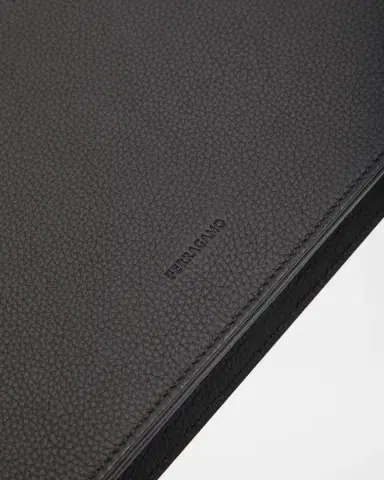 Ferragamo Men's Medium Leather Briefcase | Thumbnail 5 Ferragamo Men's Medium Leather Briefcase | Thumbnail 5
