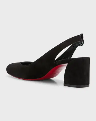 Christian Louboutin 55mm So Jane Suede Slingback Pumps | Thumbnail 4