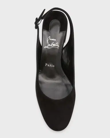 Christian Louboutin 55mm So Jane Suede Slingback Pumps | Thumbnail 5