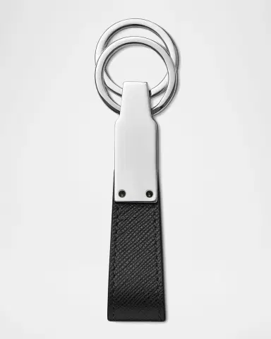 Montblanc Men's Sartorial Leather Loop Key Fob | Thumbnail 2 Montblanc Men's Sartorial Leather Loop Key Fob | Thumbnail 2