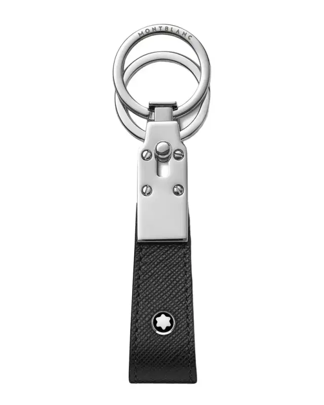 Montblanc Men 's Sartorial Leather Loop Key Fob