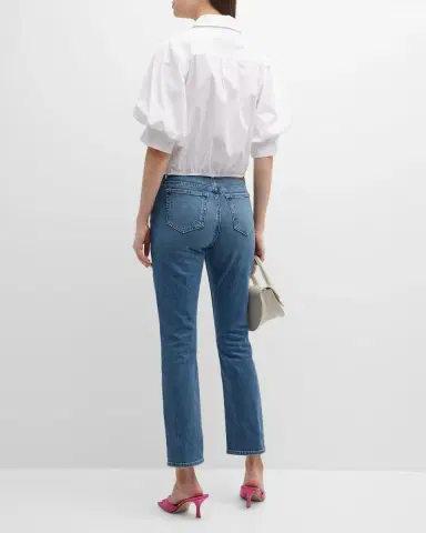Finley Bomba Button-Down Twist-Front Poplin Shirt | Thumbnail 6 Finley Bomba Button-Down Twist-Front Poplin Shirt | Thumbnail 6