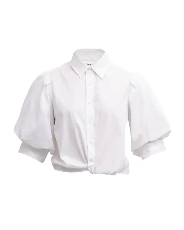 Finley Bomba Button-Down Twist-Front Poplin Shirt