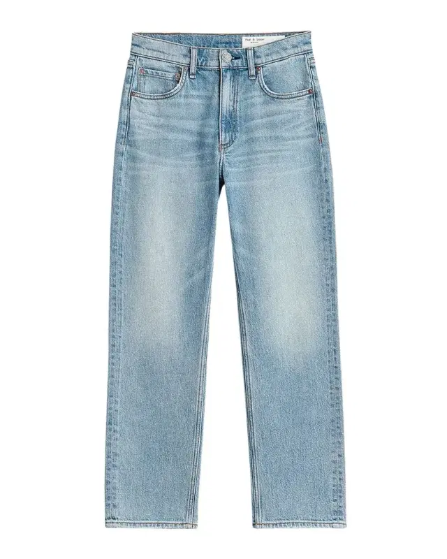 rag & bone Harlow Mid-Rise Ankle Straight Jeans