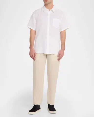 Vince Men's Linen Sport Shirt | Thumbnail 2