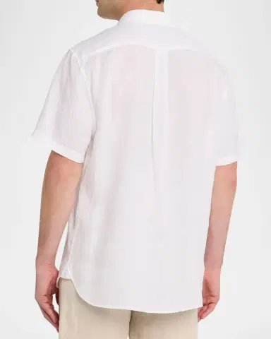 Vince Men's Linen Sport Shirt | Thumbnail 3