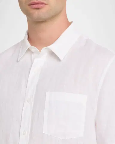 Vince Men's Linen Sport Shirt | Thumbnail 5 Vince Men's Linen Sport Shirt | Thumbnail 5