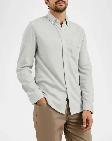 Vince Men's Linen Sport Shirt | Thumbnail 6