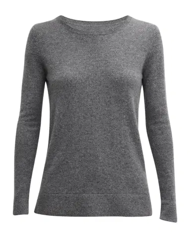 Neiman Marcus Cashmere Collection Cashmere Basic Crewneck Top | Thumbnail 1 Neiman Marcus Cashmere Collection Cashmere Basic Crewneck Top | Thumbnail 1
