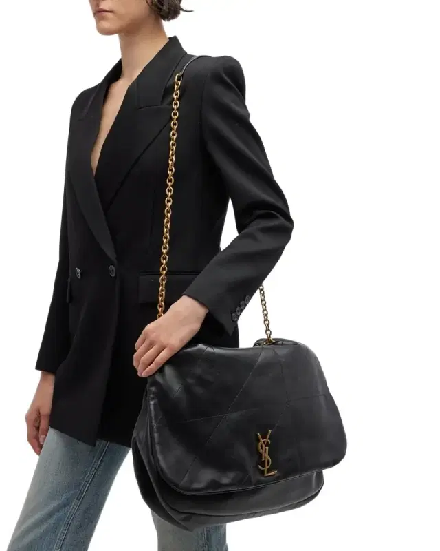 Jamie 4.3 Maxi YSL Shoulder Bag in Smooth Leather