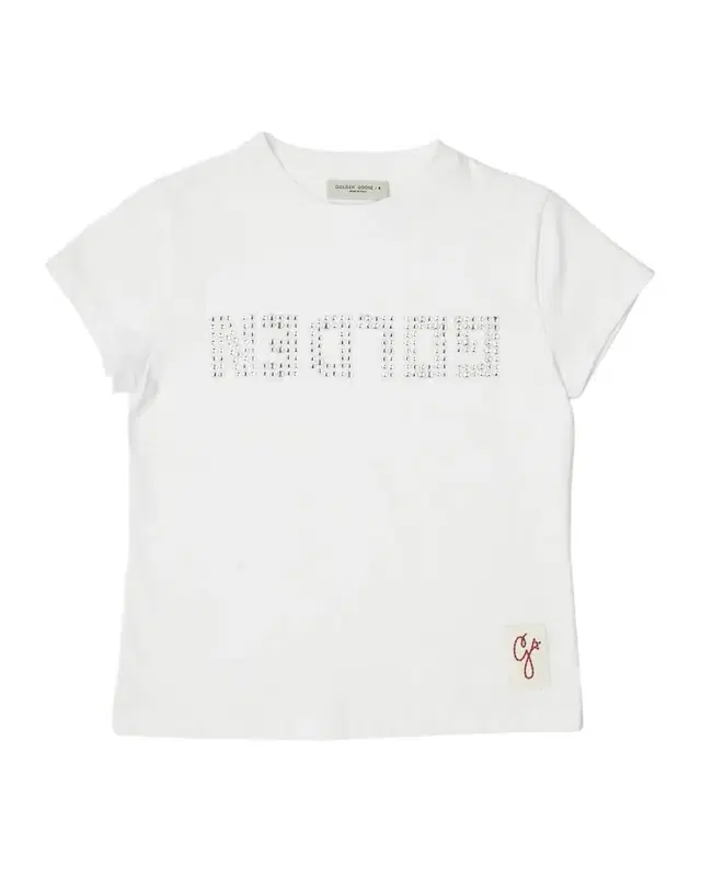Girl 's Crystalized Logo-Print T-Shirt, Size 4-10