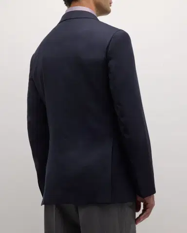 Brioni Men 's Solid Wool-Silk Blazer | Thumbnail 3 Brioni Men 's Solid Wool-Silk Blazer | Thumbnail 3