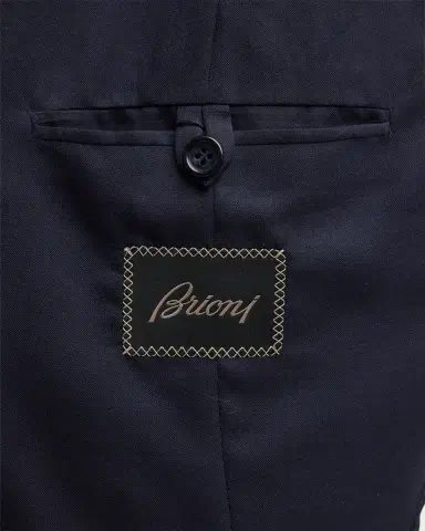 Brioni Men 's Solid Wool-Silk Blazer | Thumbnail 6 Brioni Men 's Solid Wool-Silk Blazer | Thumbnail 6
