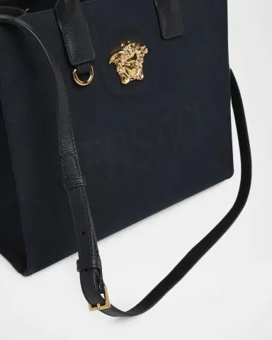 Versace La Medusa Mini Canvas Tote Bag | Thumbnail 6 Versace La Medusa Mini Canvas Tote Bag | Thumbnail 6