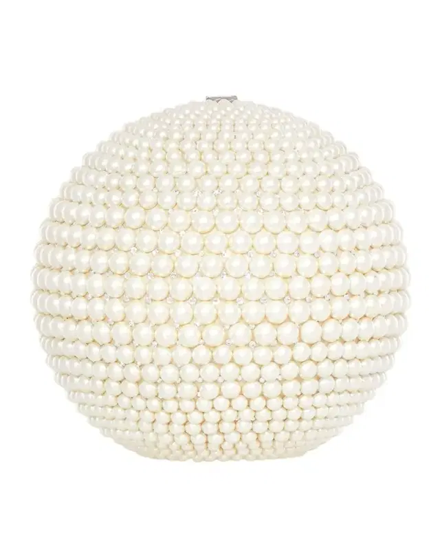 Judith Leiber Couture Sphere Pearly Minaudiere