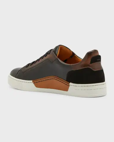 Magnanni Men's Amadeo Bicolor Leather Low-Top Sneakers | Thumbnail 3 Magnanni Men's Amadeo Bicolor Leather Low-Top Sneakers | Thumbnail 3