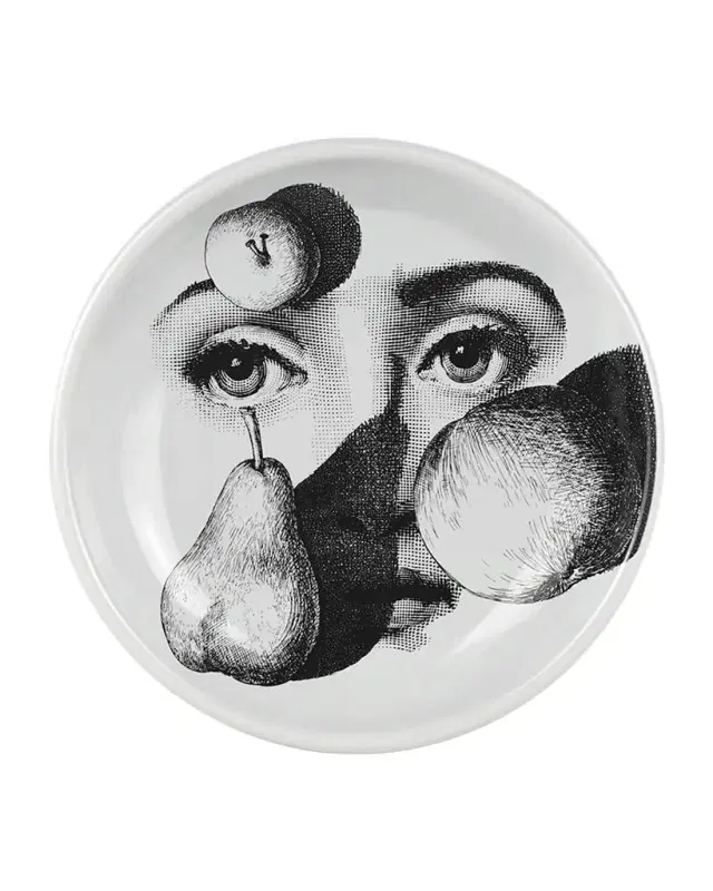 FORNASETTI Lina Cavalieri Round Ashtray