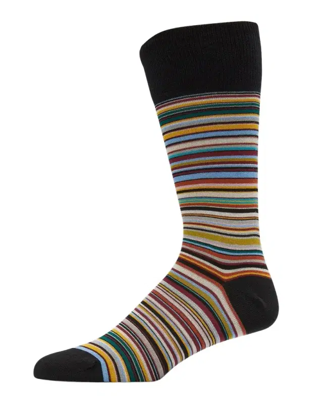 Men 's Multi-Stripe Socks