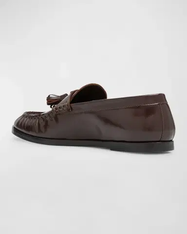 The Row Calfskin Tassel Boyfriend Loafers | Thumbnail 3