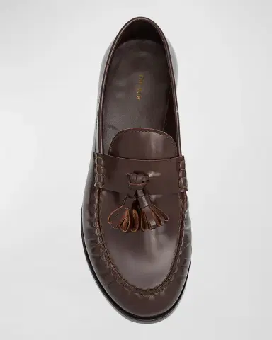 The Row Calfskin Tassel Boyfriend Loafers | Thumbnail 4