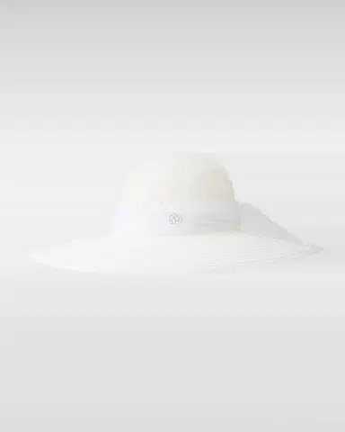 Maison Michel Large-Brim Blanche Bridal Hat | Thumbnail 2