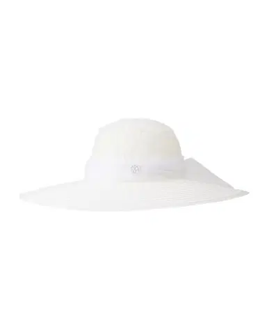 Maison Michel Large-Brim Blanche Bridal Hat | Thumbnail 1