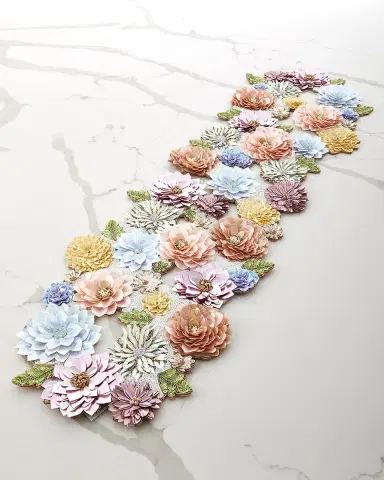 Kim Seybert Dahlia Table Runner | Thumbnail 1