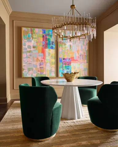 Arteriors Rinny Round Dining Table, 54" | Thumbnail 4 Arteriors Rinny Round Dining Table, 54" | Thumbnail 4