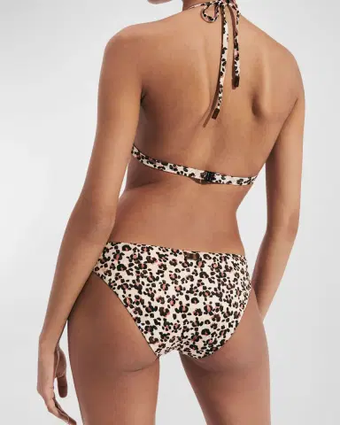 Vilebrequin Turtles Leopard Jersey Bikini Top | Thumbnail 3 Vilebrequin Turtles Leopard Jersey Bikini Top | Thumbnail 3
