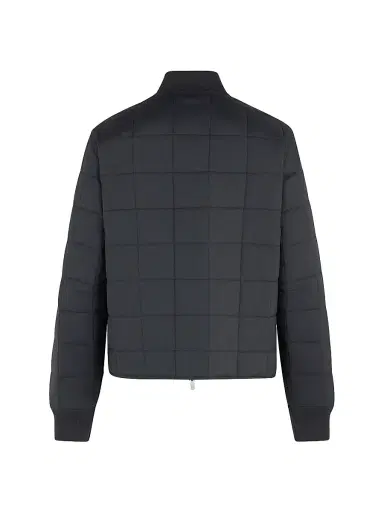 Moose Knuckles Men's Shell Jackets Walker Liner Quilted Puffer Bomber Jacket - Cement | Thumbnail 3