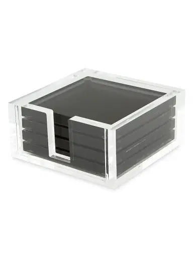 Tizo Acrylic 4-Piece Coaster Set | Thumbnail 1 Tizo Acrylic 4-Piece Coaster Set | Thumbnail 1