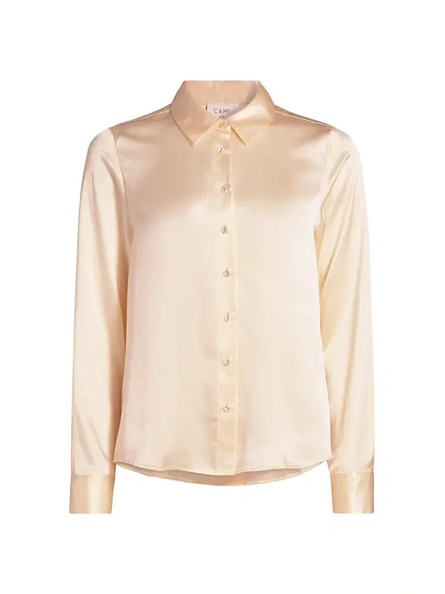 Cami NYC Women's Crosby Silk Blouse - Ceramic