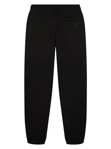 AVIREX Men's Core Stacked Logo Jogger Sweatpants - Black | Thumbnail 2