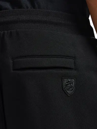 AVIREX Men's Core Stacked Logo Jogger Sweatpants - Black | Thumbnail 8