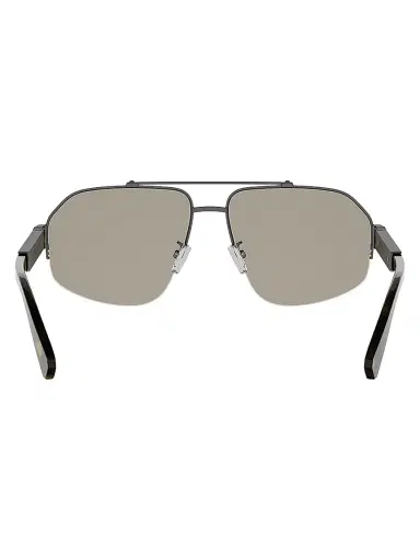 BVLGARI Men's 59MM Polarized Aviator Sunglasses - Matte Dark Ruthenium Brown | Thumbnail 5 BVLGARI Men's 59MM Polarized Aviator Sunglasses - Matte Dark Ruthenium Brown | Thumbnail 5