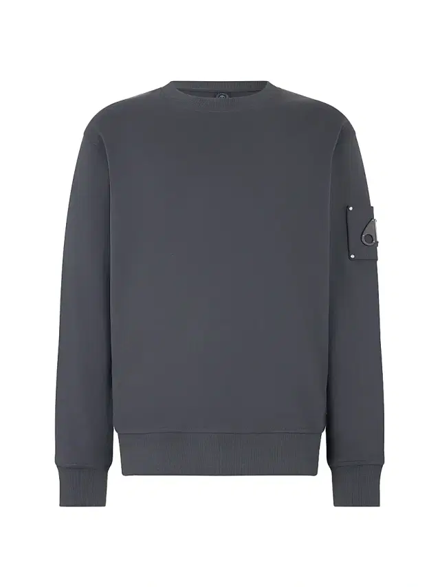 Moose Knuckles Men's Icon Sportswear Hartsfield Cotton Sweatshirt - Cement