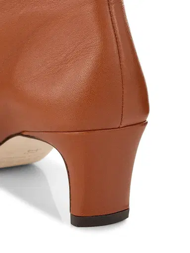 Staud Women's Wally Leather Ankle Boots - Tan - Size 5.5 | Thumbnail 6