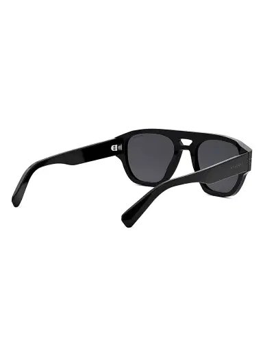 BVLGARI Men's B. Zero1 53MM Pilot Sunglasses - Shiny Black | Thumbnail 6