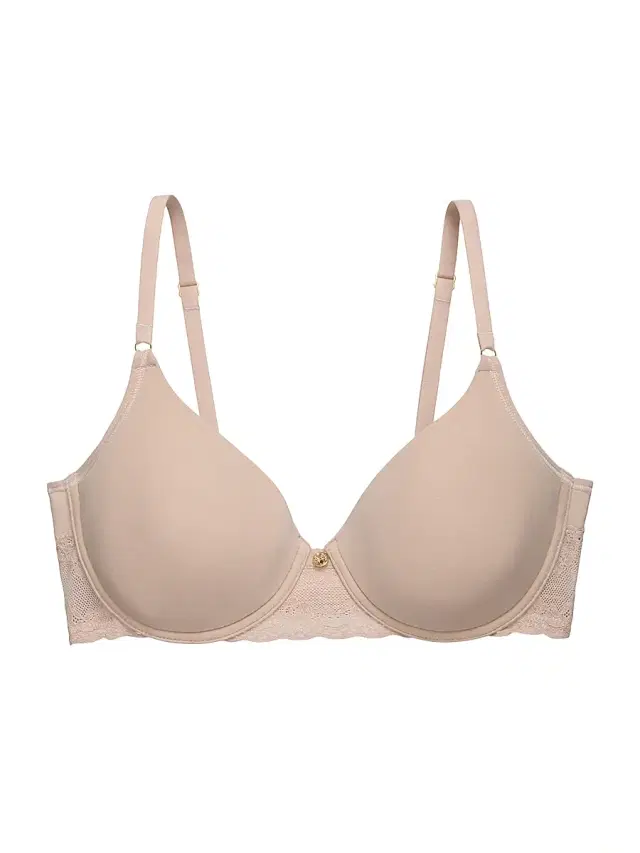 Natori Women's Bliss Perfection Comfort T-Shirt Bra - Cafe - Size 34B