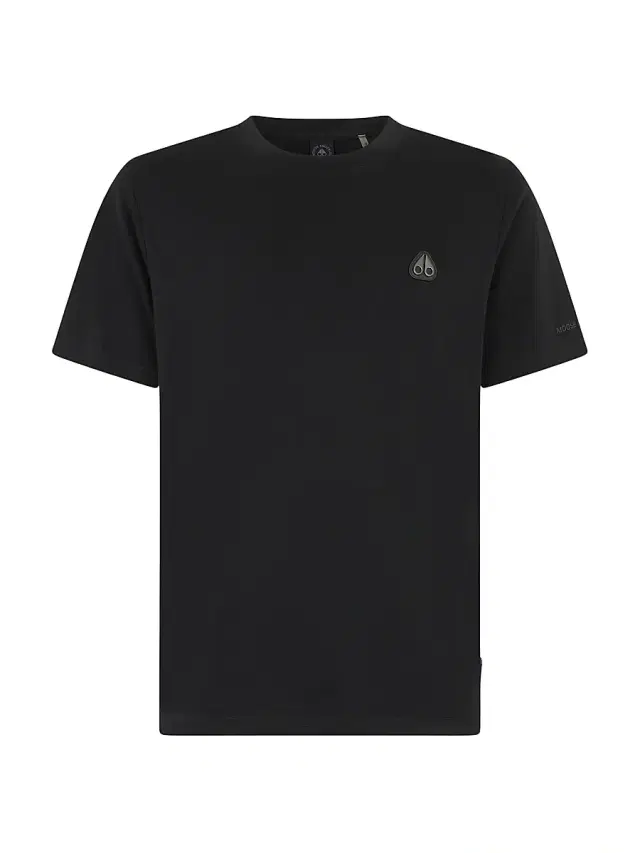 Men's Crescent Cotton T-Shirt - Black
