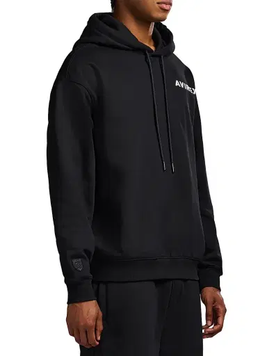 Avirex Men's Core Stacked Logo Hoodie | Thumbnail 6 Avirex Men's Core Stacked Logo Hoodie | Thumbnail 6