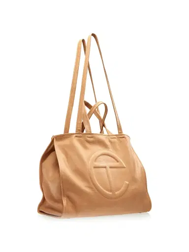 TELFAR Men's Large Carry Logo Leather Bag | Thumbnail 2 TELFAR Men's Large Carry Logo Leather Bag | Thumbnail 2